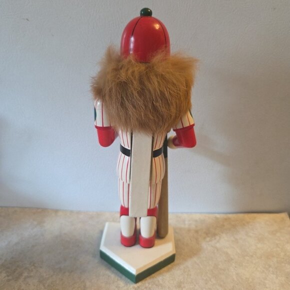 Village Sluggers 9.5" Baseball Player Nutcracker Wooden 2000 AS IS - Picture 6 of 9